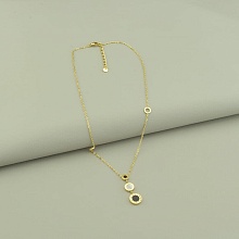 картинка Подвеска 'XUPING' Эмаль 40 см (позолота 18к (лимонная)) от магазина Wolves