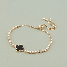 картинка Браслет 'Saiya' Эмаль 17 см (позолота 18к (розовая)) от магазина Wolves