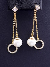 картинка Серьги 'XUPING' Майорка (позолота 18к) от магазина Wolves