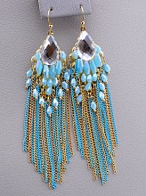 картинка Серьги Чешский хрусталь Сrystal от магазина Wolves