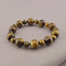 картинка Браслет 'SUNSTONES' Тигровый глаз 18 см от магазина Wolves