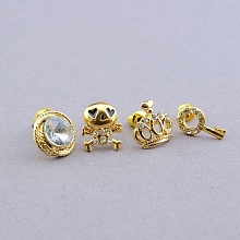 картинка Серьги  2 пар (Цвета на фото) от магазина Wolves