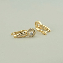 картинка Серьги 'XUPING' Фианит (позолота 18к) от магазина Wolves