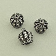 картинка Вставка Фианит 10 5х10мм (хром) от магазина Wolves