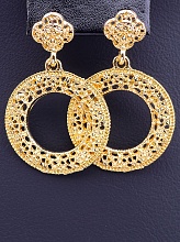 картинка Серьги 'FJ' 43х28мм от магазина Wolves