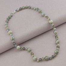 картинка Бусы 'SUNSTONES' Лабрадор Чешский хрусталь 50 см от магазина Wolves