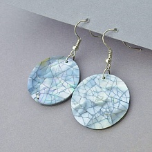 картинка Серьги Перламутр от магазина Wolves