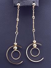 картинка Серьги 'XUPING'  (позолота 18к) от магазина Wolves