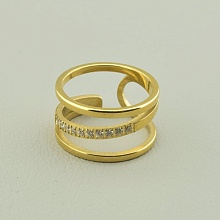 картинка Кольцо 'XUPING' Фианит (позолота 18к (лимонная)) от магазина Wolves