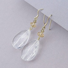 картинка Серьги Горный хрусталь Чешский хрусталь от магазина Wolves