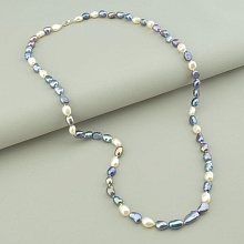 картинка Бусы 'SUNSTONES' Жемчуг Серебро(925) 56 см от магазина Wolves