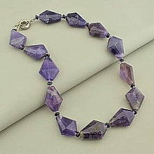 картинка Бусы Аметист Агат 52 см от магазина Wolves