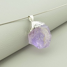 картинка Кулон Аметист 25x20мм от магазина Wolves