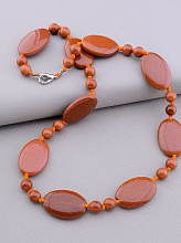 картинка Бусы Золотой Песок 55 см от магазина Wolves