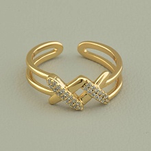 картинка Кольцо 'XUPING' Фианит (позолота 18к) от магазина Wolves