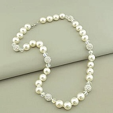 картинка Бусы 'SUNSTONES' Майорка Чешский хрусталь 57 см от магазина Wolves