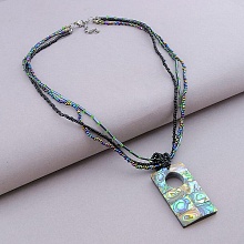 картинка Подвеска Галиотис Бисер 46 см от магазина Wolves