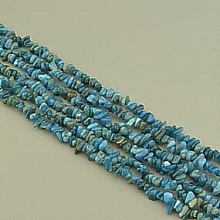 картинка Нитка Апатит Ларимар 76 см (Без замка) от магазина Wolves