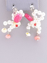 картинка Серьги 'Hand Made' Майорка Бижутерный сплав5 6 г от магазина Wolves