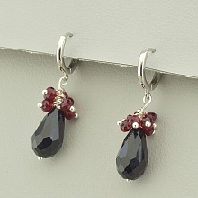 картинка Серьги 'SUNSTONES' Чешский хрусталь от магазина Wolves