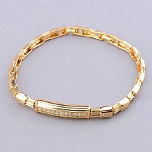 картинка Браслет 'XUPING' Фианит 17 см (позолота 18к) от магазина Wolves