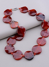 картинка Бусы Сердолик 50 см от магазина Wolves