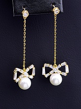 картинка Серьги 'Saiya' Майорка (позолота 18к) от магазина Wolves