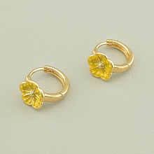 картинка Серьги 'XUPING' Эмаль (позолота 18к) от магазина Wolves