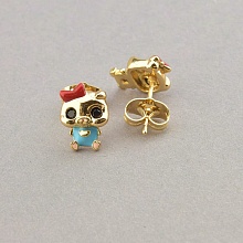 картинка Серьги 'XUPING' Фианит (позолота 18к) от магазина Wolves