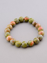 картинка Браслет 'SUNSTONES' Эпидот 19 см от магазина Wolves