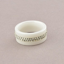 картинка Кольцо Керамика Фианит от магазина Wolves