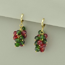 картинка Серьги 'SUNSTONES' Чешский хрусталь от магазина Wolves