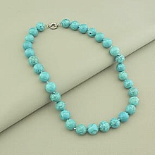 картинка Бусы Бирюза 45 см от магазина Wolves