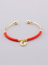 картинка Браслет 'Saiya' Фианит 16 см (позолота 18к) от магазина Wolves