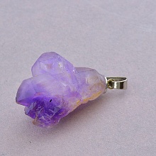 картинка Кулон Аметист 25x23мм от магазина Wolves