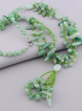 картинка Бусы Нефрит 62 см от магазина Wolves