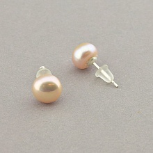 картинка Серьги 'SUNSTONES' Жемчуг Серебро(925) от магазина Wolves