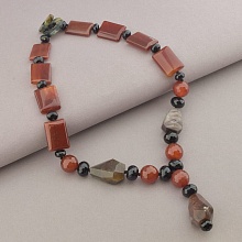 картинка Бусы Сердолик Агат Яшма 51 см от магазина Wolves