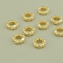 картинка Вставка Фианит 8х8мм (позолота 18к (лимонная)) от магазина Wolves