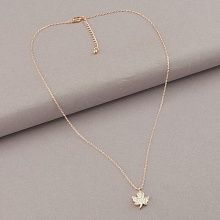 картинка Подвеска 'Saiya' Фианит 41 см (позолота 18к (розовая)) от магазина Wolves