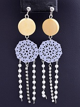 картинка Серьги 'Fashion' Сrystal Бижутерный сплав7 г от магазина Wolves