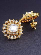 картинка Серьги 'XUPING' Фианит  (позолота 18к) от магазина Wolves