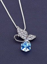 картинка Подвеска 'XUPING' Swarovski 40 см (родий) от магазина Wolves