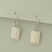 картинка Серьги 'SUNSTONES' Розовый кварц от магазина Wolves