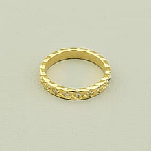 картинка Кольцо 'XUPING' Фианит (позолота 18к (лимонная)) от магазина Wolves