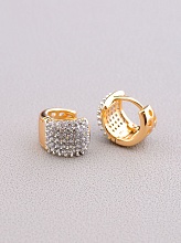 картинка Серьги 'XUPING' Фианит  (позолота-родий) от магазина Wolves