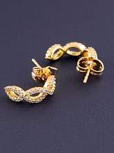 картинка Серьги 'XUPING' Фианит  (позолота 18к) от магазина Wolves