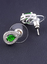 картинка Серьги 'Big Dipper' Фианит (родий) от магазина Wolves