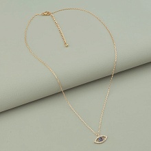 картинка Подвеска 'Saiya' Фианит 40 см (позолота 18к (розовая)) от магазина Wolves