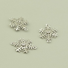 картинка Коннектор Фианит 17х12мм (родий) от магазина Wolves